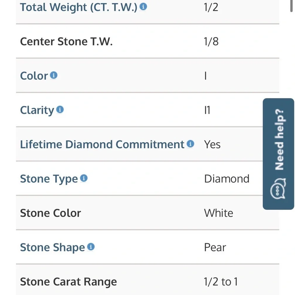 1/2 CT TW Pear-Shaped Diamond Double Frame Engagement Ring in 14K White Gold - Picture 9 of 11